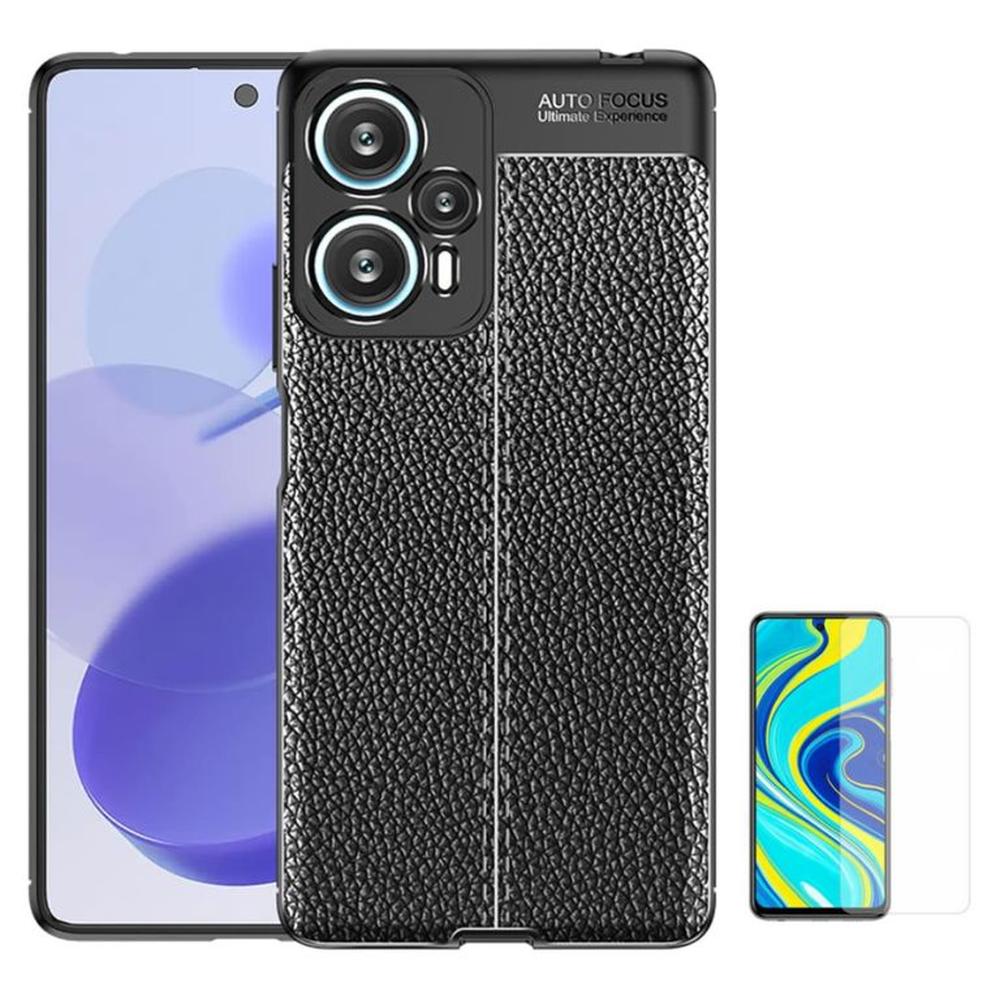 CASE CARBONO AUTOFOCUS XIAOMI POCO F5 Y VIDRIO CASE CARBONO AUTOFOCUS XIAOMI POCO F5 Y VIDRIO