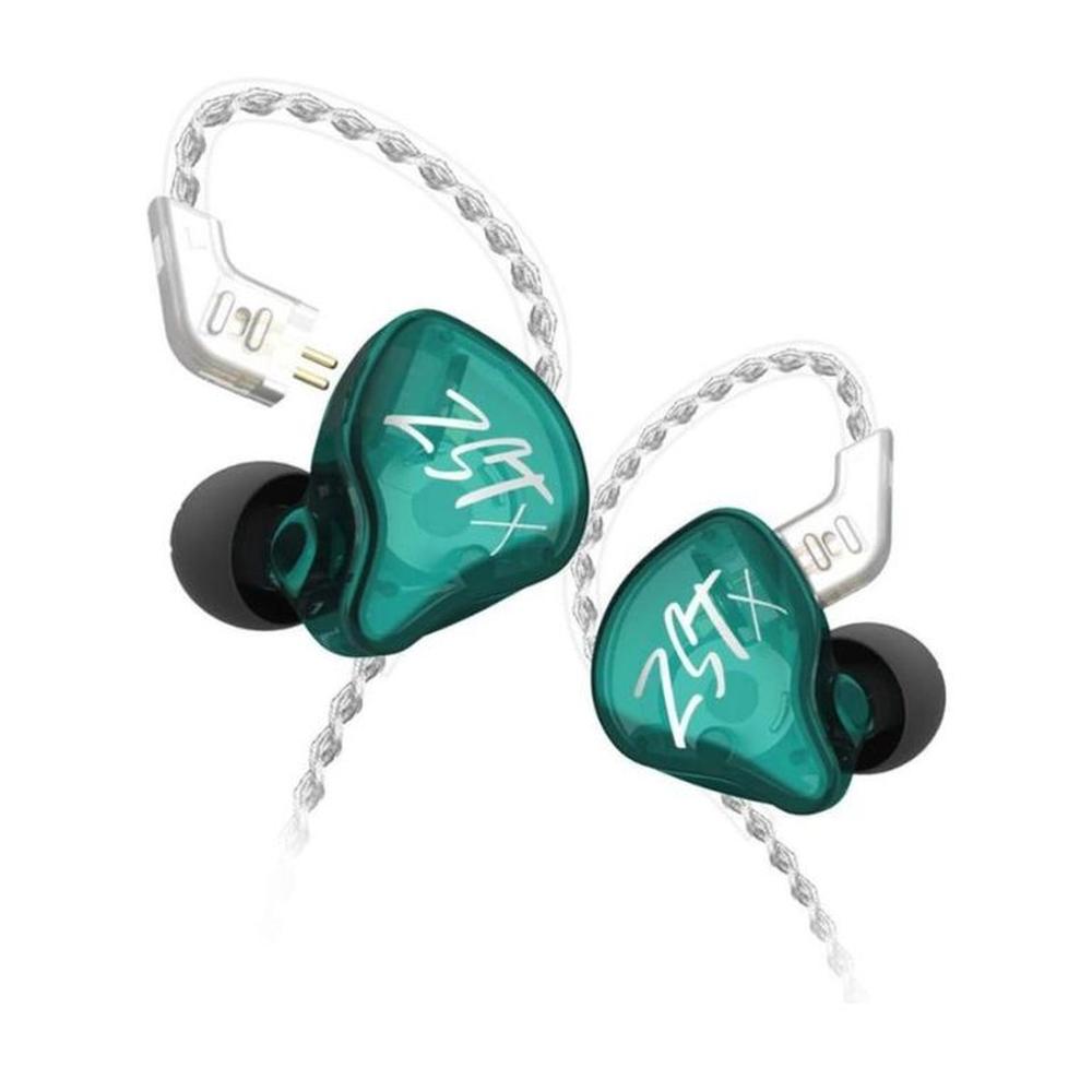 Audifonos KZ ZST X Verde Con Micrófono Originales Sellados Audifonos KZ ZST X Verde Con Micrófono Originales Sellados