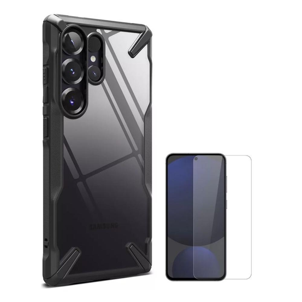 CASE RINGKE FUSION X SAMSUNG GALAXY S25 ULTRA Y VIDRIO