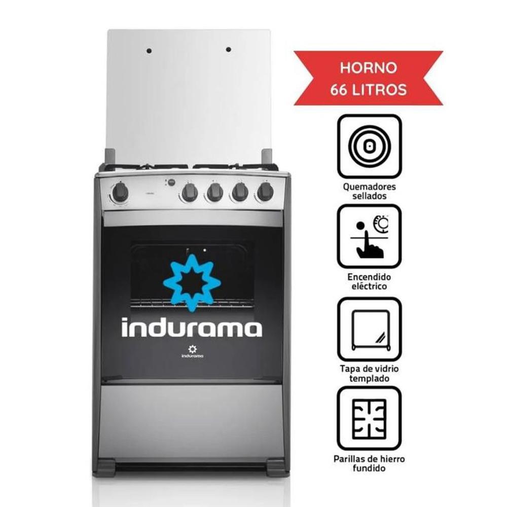 Cocina Indurama Coruña 4 Quemadores Croma