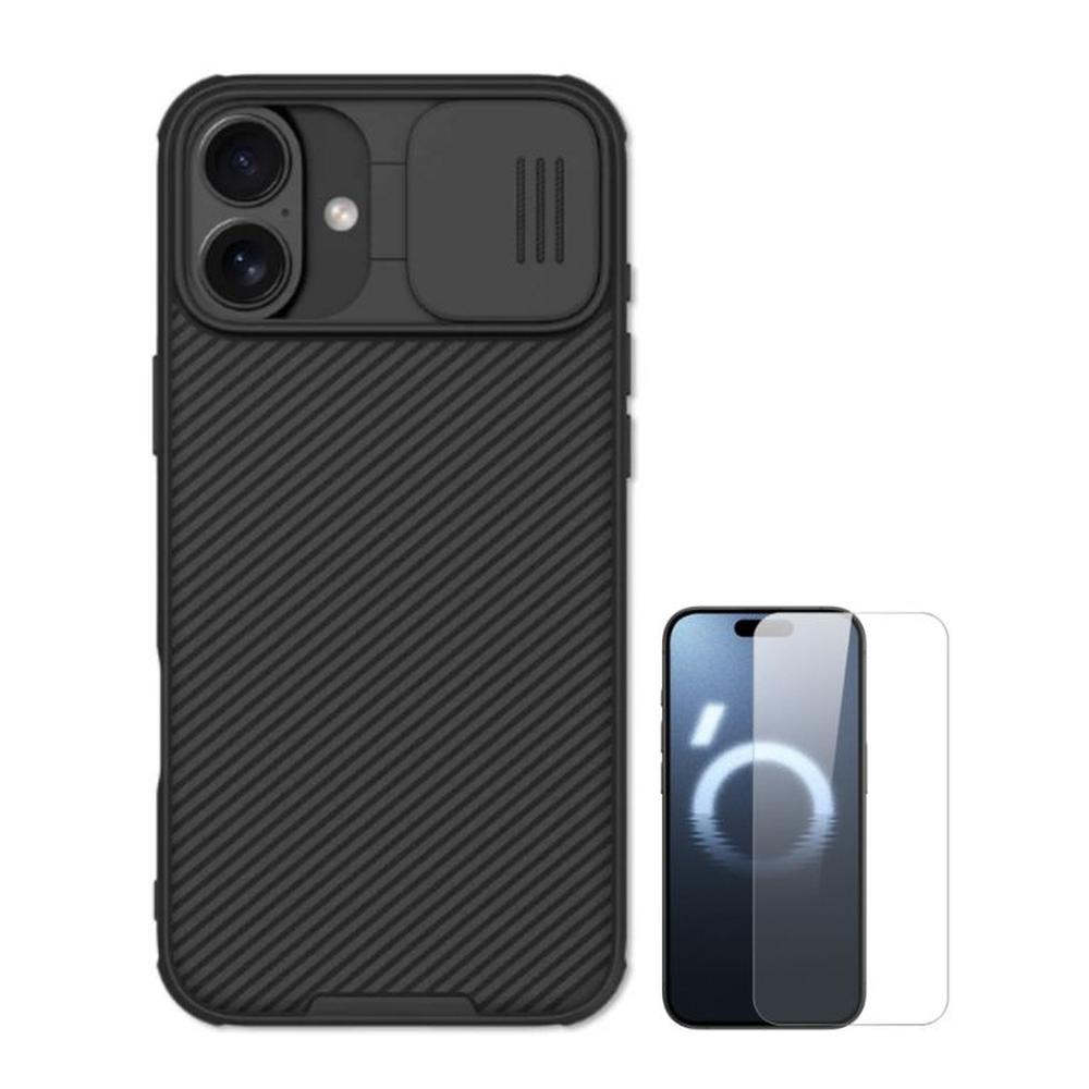CASE NILLKIN CAMSHIELD IPHONE 16 Y VIDRIO