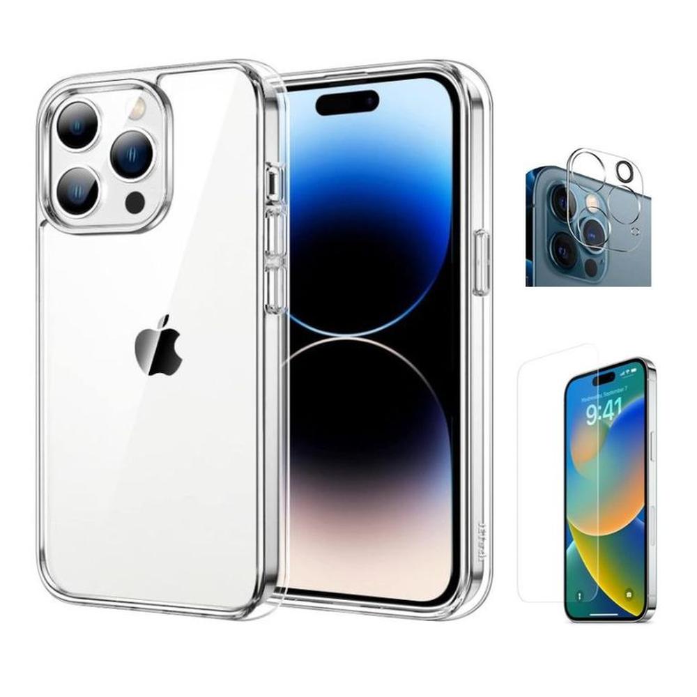 CASE IPHONE 15 Pro Max + Vidrios CASE IPHONE 15 Pro Max + Vidrios