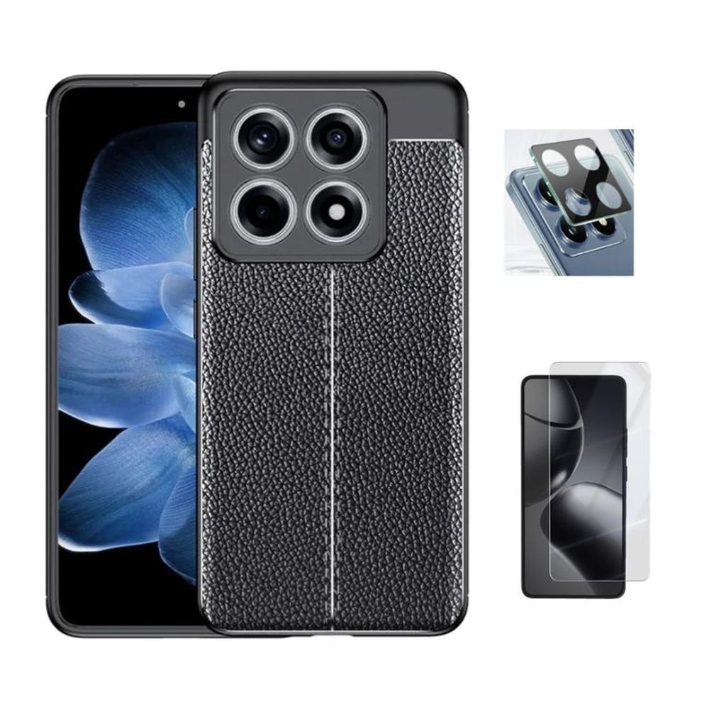 CASE CARBONO AUTOFOCUS XIAOMI MI 14T Y VIDRIOS