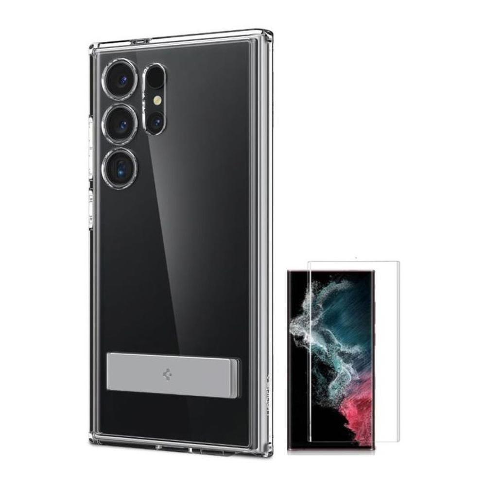 CASE SPIGEN ULTRA HYBRID S SAMSUNG S24 ULTRA Y VIDRIO UV