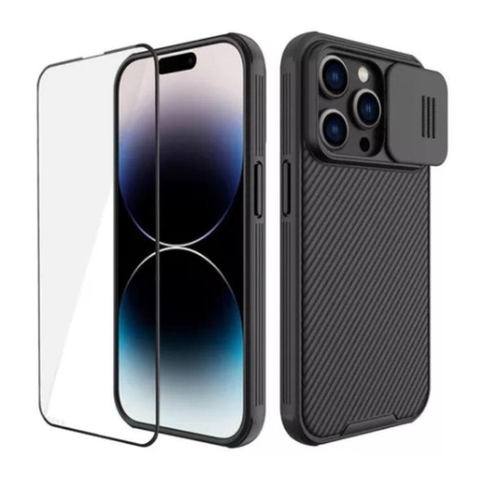 CASE NILLKIN CAMSHIELD PARA IPHONE 14 PLUS + VIDRIO