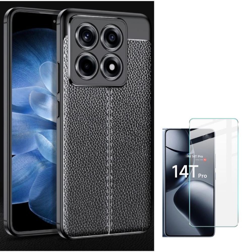 CASE CARBONO AUTOFOCUS XIAOMI MI 14T PRO CON VIDRIO CASE CARBONO AUTOFOCUS XIAOMI MI 14T PRO CON VIDRIO