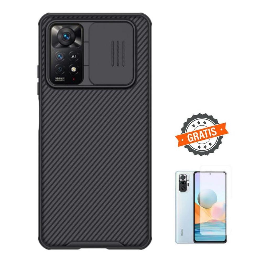 CASE NILLKIN XIAOMI REDMI NOTE 11 Y NOTE 11S CON VIDRIO