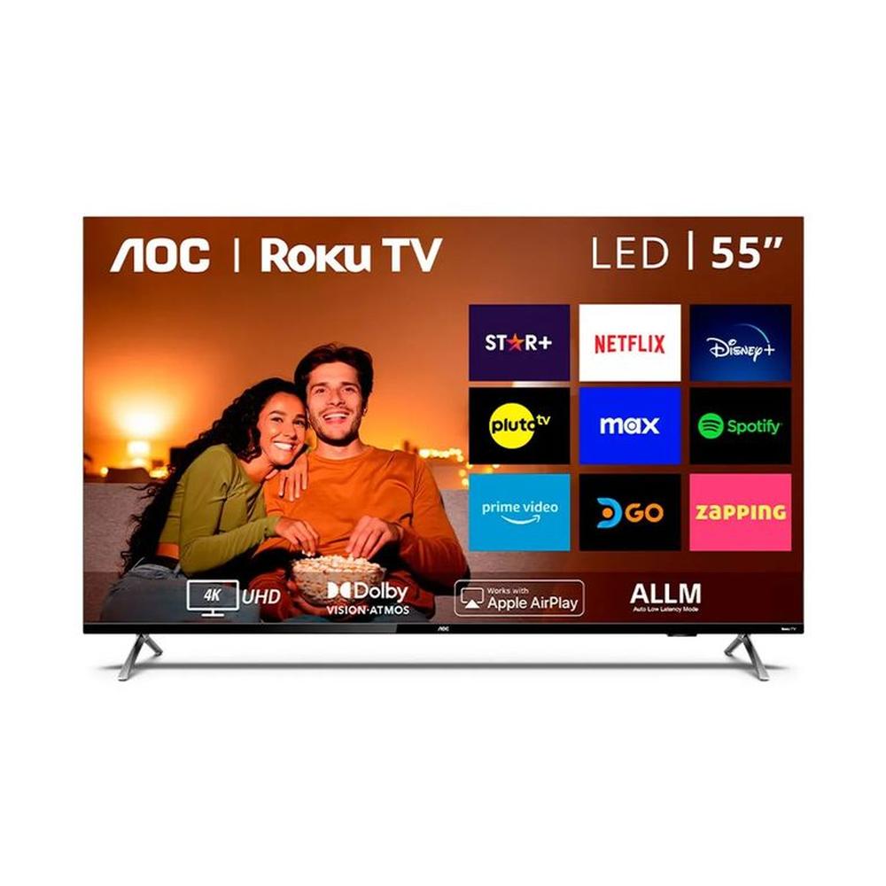Televisor AOC LED 55 UHD 4K Smart Tv 55U6125