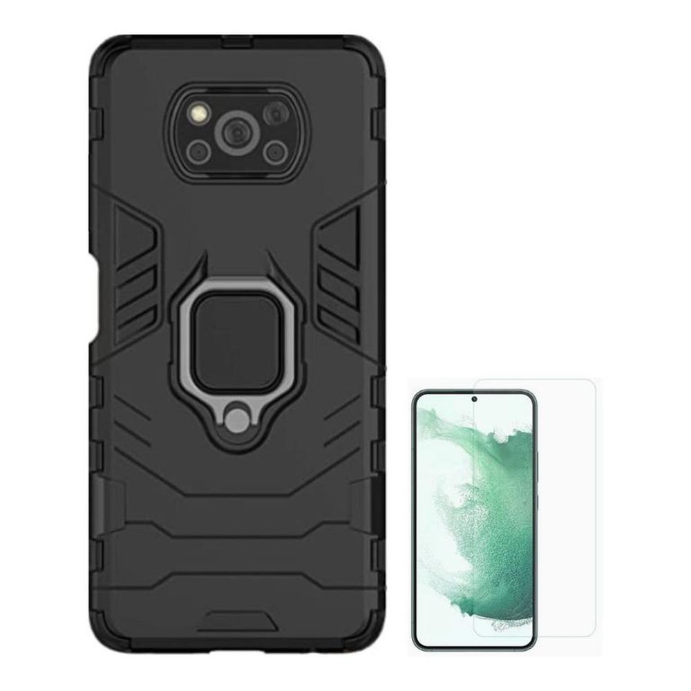 CASE ARMADURA XIAOMI POCO X3 Y VIDRIO