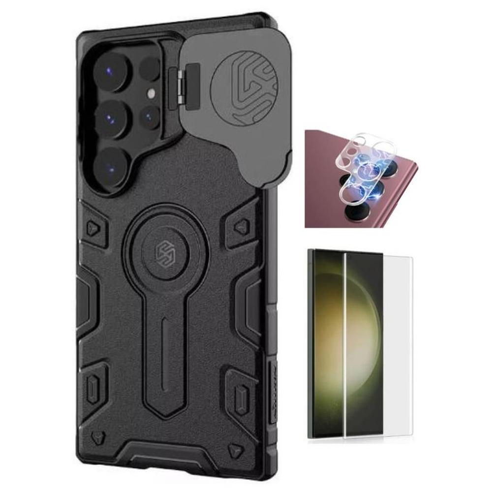 CASE NILLKIN ARMOR SAMSUNG GALAXY S24 ULTRA Y VIDRIOS
