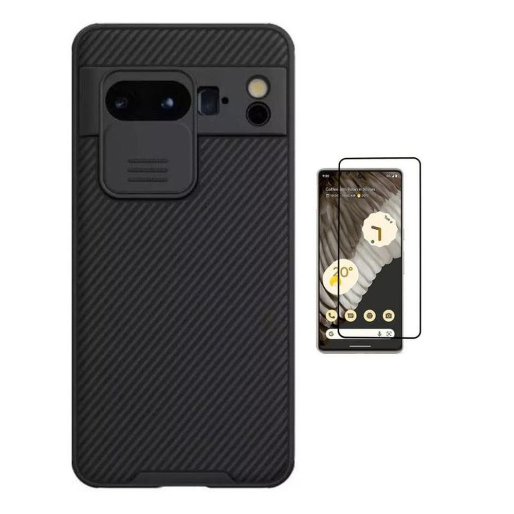 CASE NILLKIN CAMSHIELD PIXEL 8 PRO Y VIDRIO
