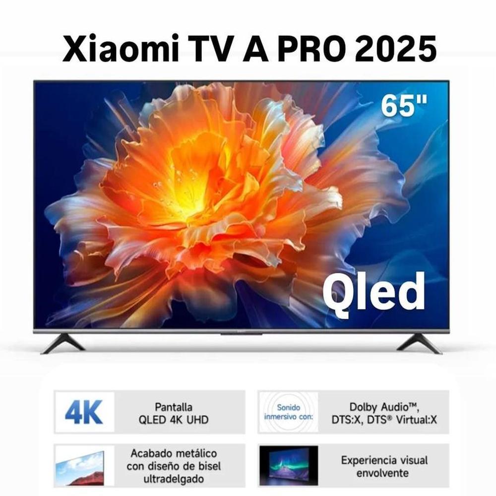 XIAOMI TELEVISOR 65” QLED 4K UHD SMART TV A PRO 2025 XIAOMI TELEVISOR 65” QLED 4K UHD SMART TV A PRO 2025
