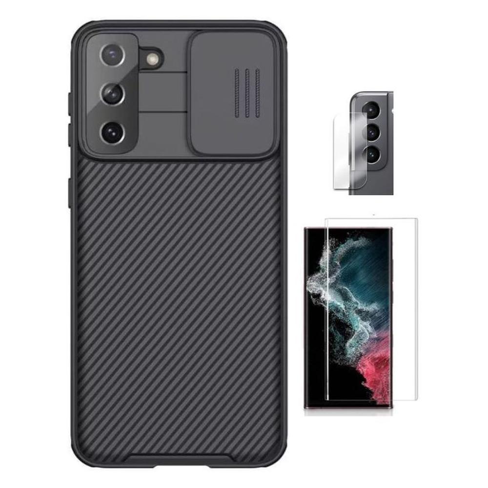 CASE NILLKIN CAMSHIELD SAMSUNG S21 PLUS Y VIDRIOS