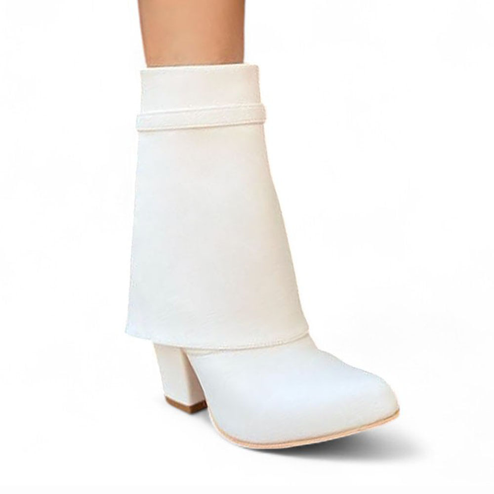 Bota Mujer Hawai Baja Taco 9 1299 5C-85 Color Hueso Talla 39