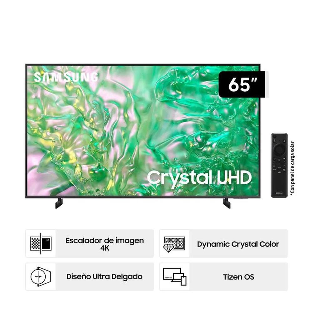 Televisor SAMSUNG CRYSTAL UHD 65 UHD 4K Smart TV UN65DU8000GXPE