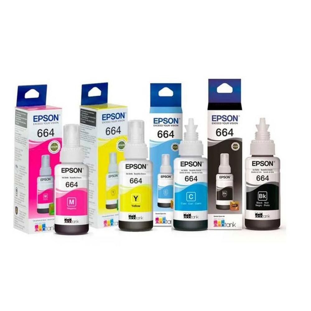 OFERTA BOTELLA DE TINTA EPSON T664 KIT COMPLETO
