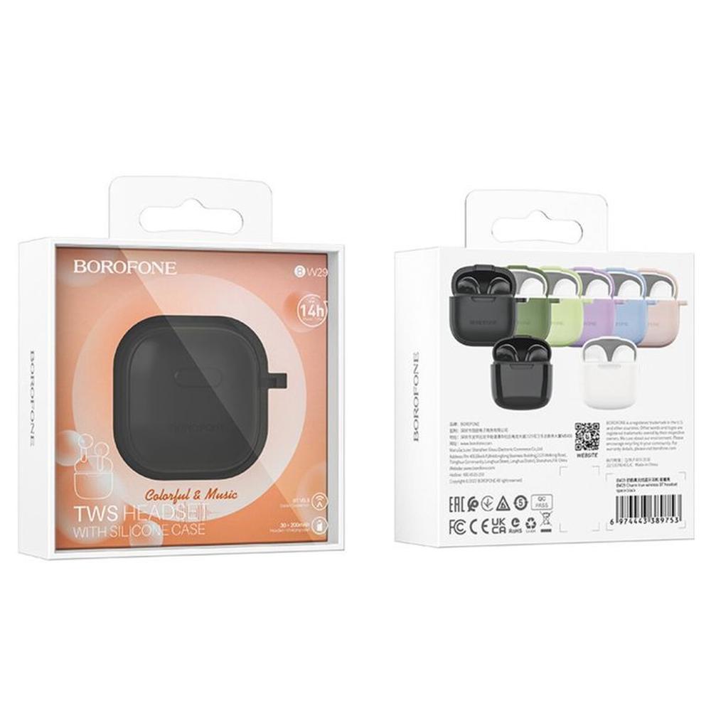 AUDÍFONOS INALÁMBRICOS BLUETOOTH BOROFONE BW29 NEGRO