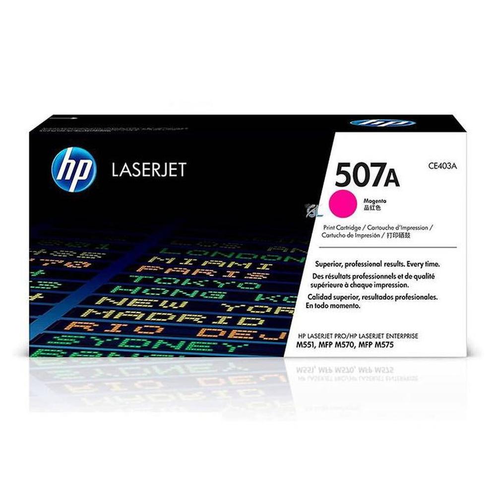 TONER HP 507A CÓDIGO CE403A MAGENTA 6000 Pág