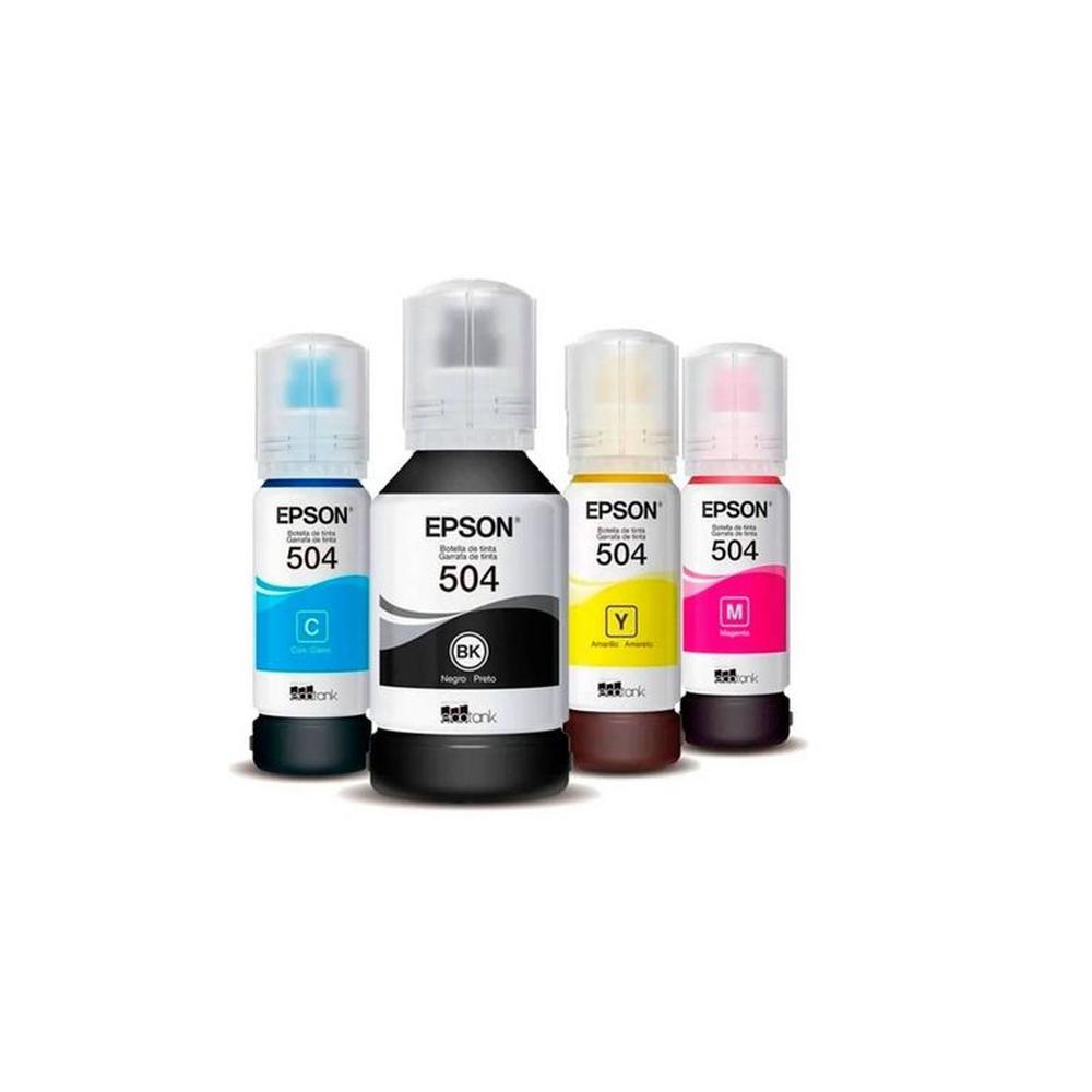 Pack Tinta Epson T504 4 Colores Original