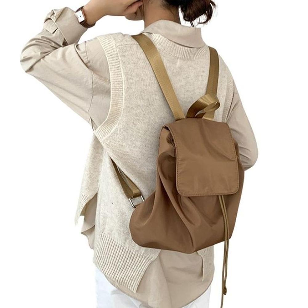 Mochila Mujer Becca Camel Fei Fei