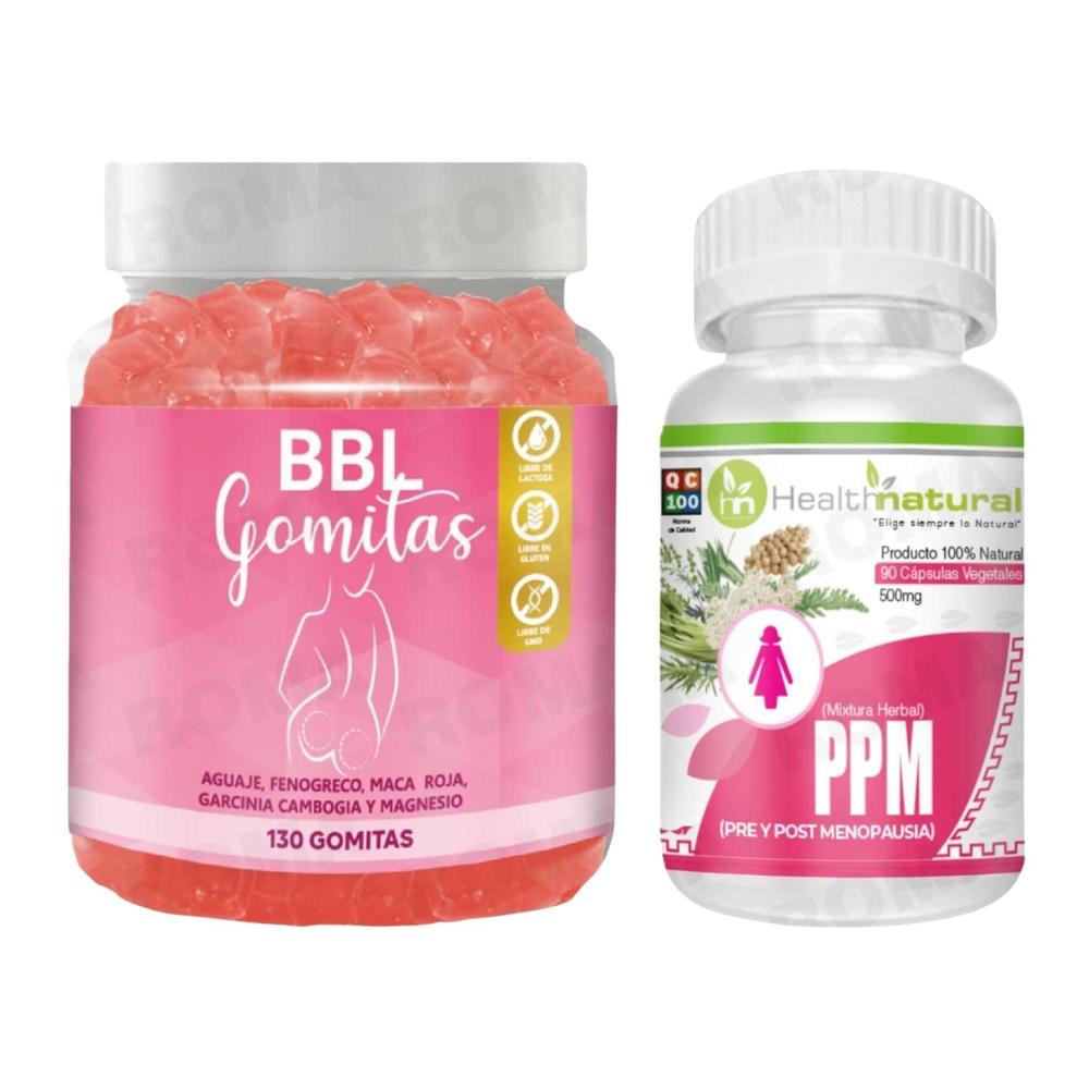 GOMITAS AGUAJE BBL + PPM(PRE Y POST MENOPAUSIA)HEALTHNATURAL