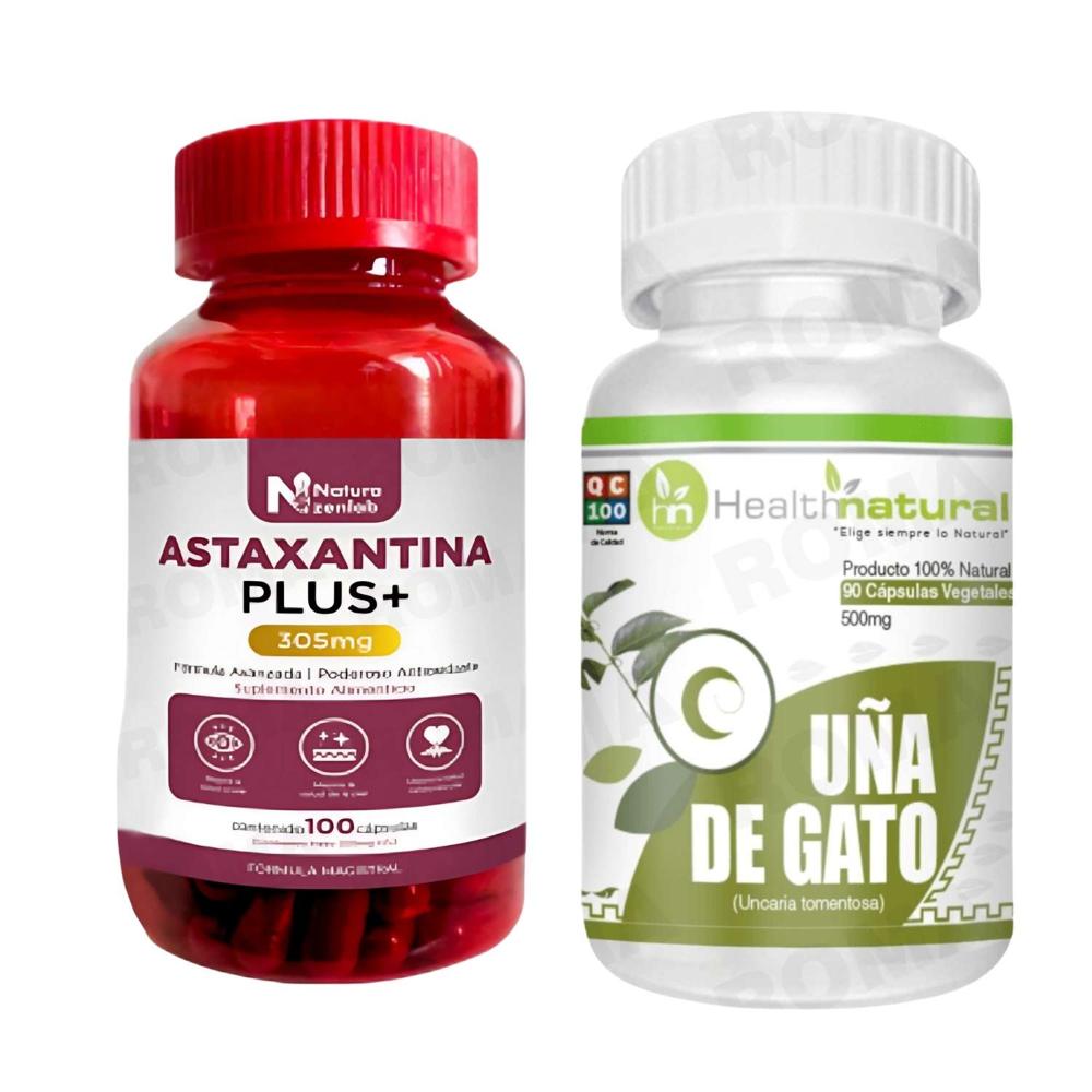 ASTAXANTINA PLUS + UÑA DE GATO HEALTHNATURAL