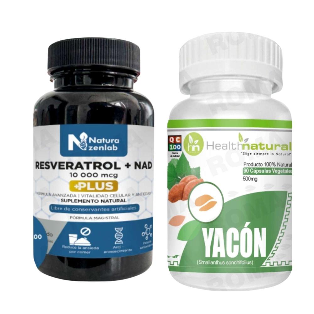 RESVERATROL + NAD + YACÓN HEALTHNATURAL
