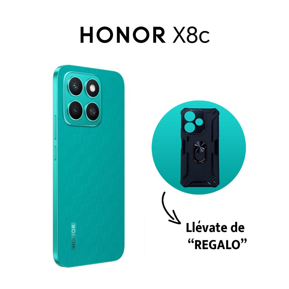 Celular Honor X8C 8GB RAM 256GB Verde Marino + Estuche de regalo