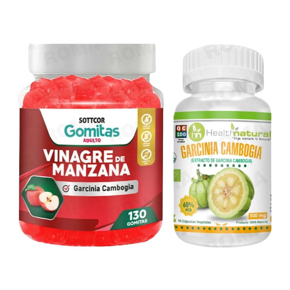 GOMITAS VINAGRE DE MANZANA + GARCINIA CAMBOGIA HEALTHNATURAL