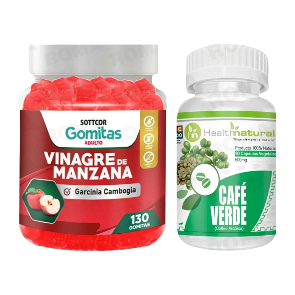 GOMITAS VINAGRE DE MANZANA + CAFÉ VERDE HEALTHNATURAL
