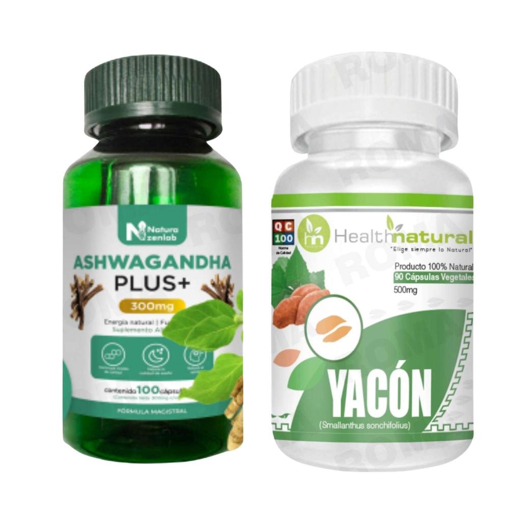 ASHWAGANDHA PLUS + YACÓN HEALTHNATURAL