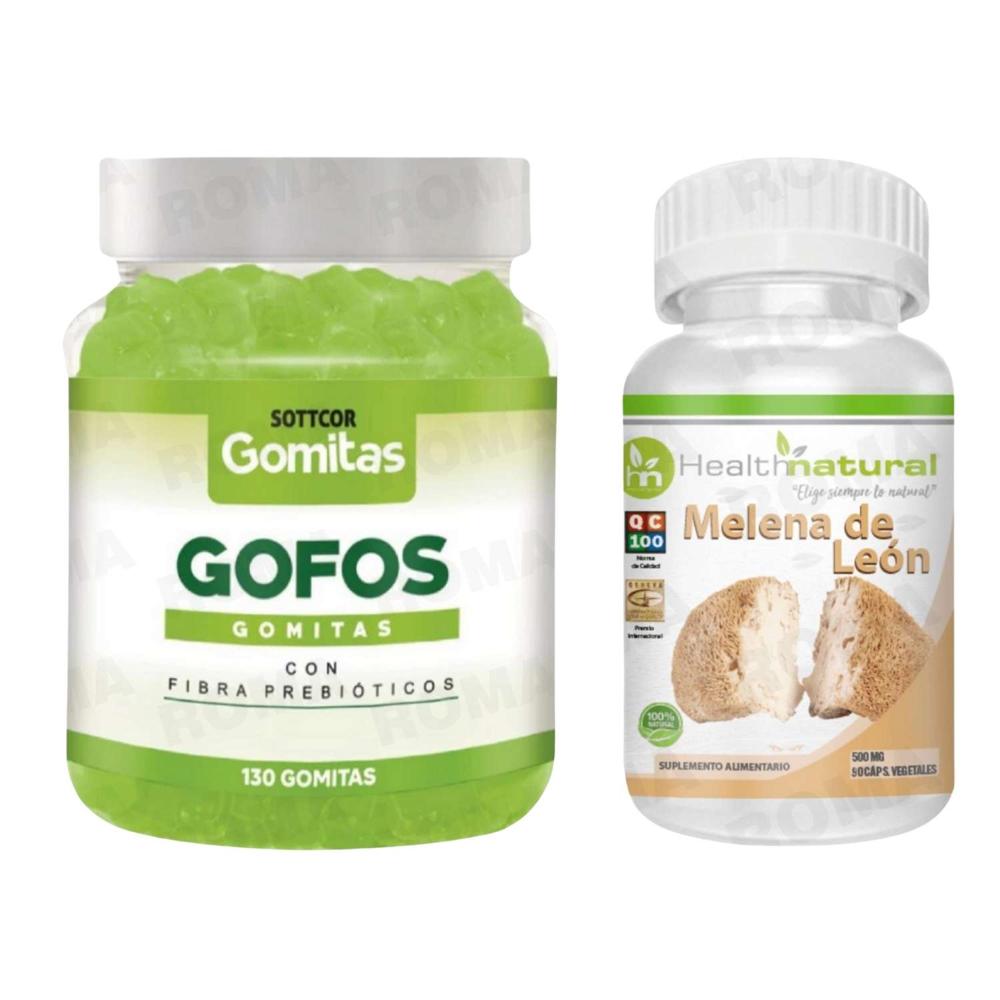 GOMITAS GOFOS + MELENA DE LEÓN HEALTHNATURAL