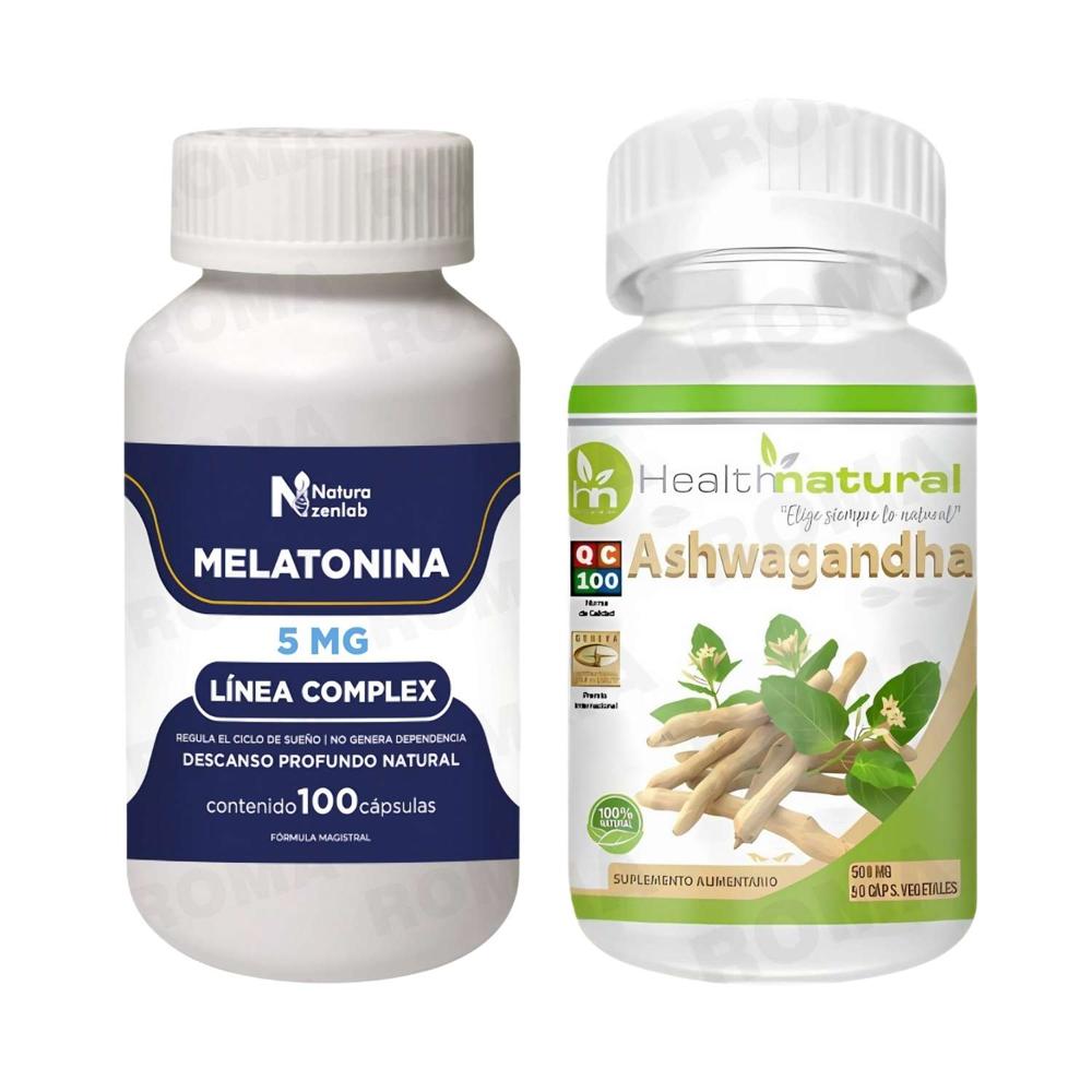 MELATONINA COMPLEX 5MG + ASHWAGANDHA HEALTHNATURAL