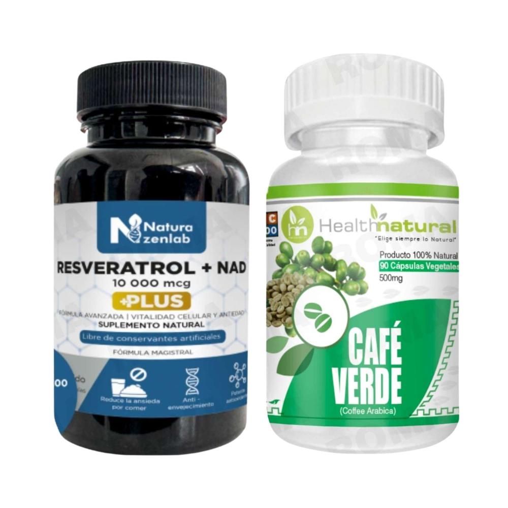 RESVERATROL + NAD + CAFÉ VERDE HEALTHNATURAL