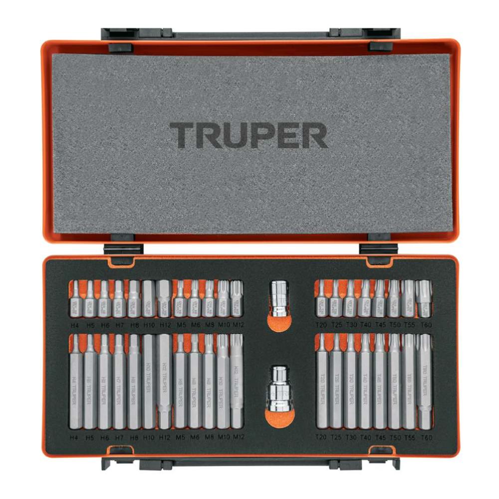 Juego de Bits y Adaptadores 42 Piezas Truper 17809