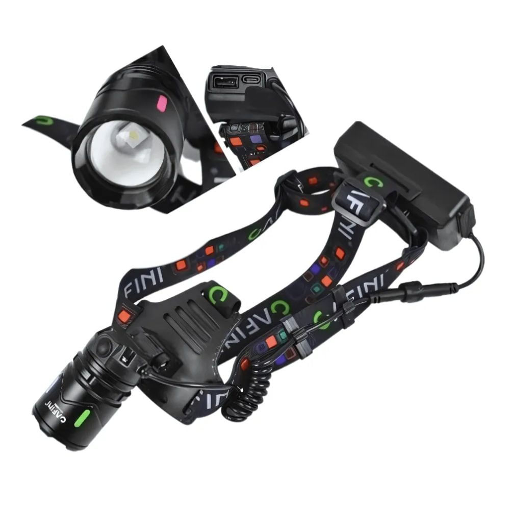 Linterna Frontal Faro Recargable Multifuncional 30W CN-L693C