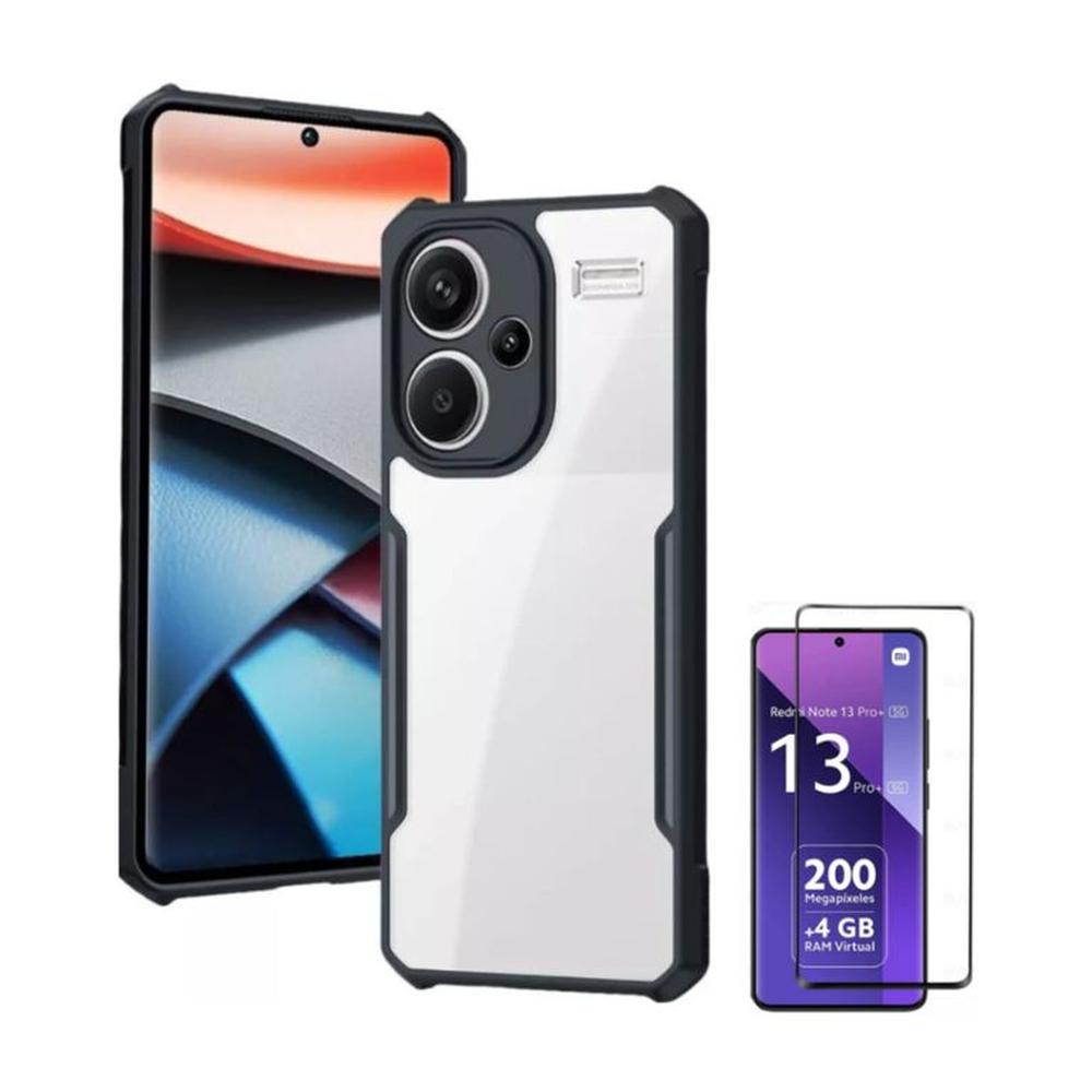 CASE XUNDD BUMPER XIAOMI REDMI NOTE 13 PRO PLUS 5G Y VIDRIO