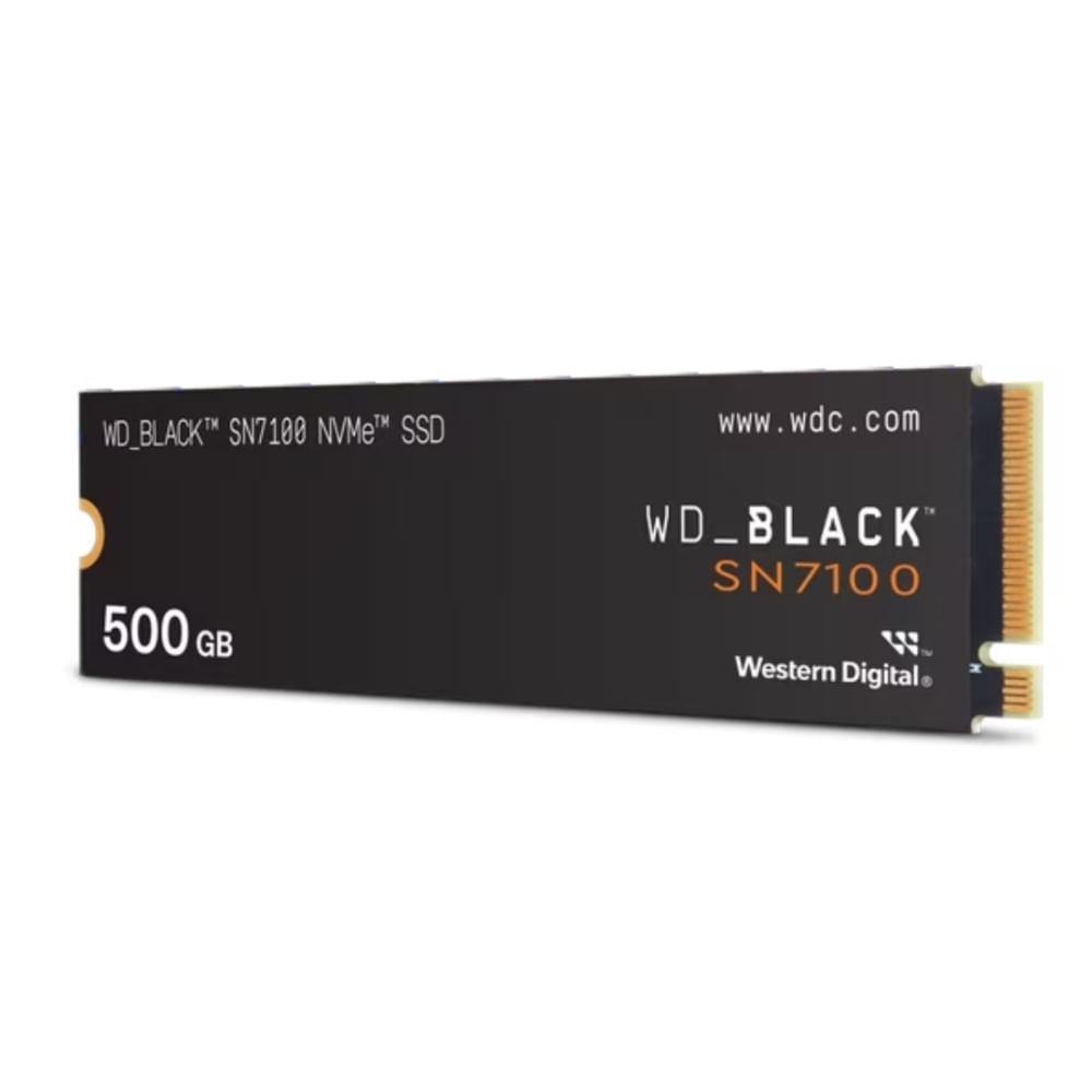 Disco duro interno WD Black SN7100 SSD 500GB M.2 2280 – Alta velocidad y rendimiento confiable