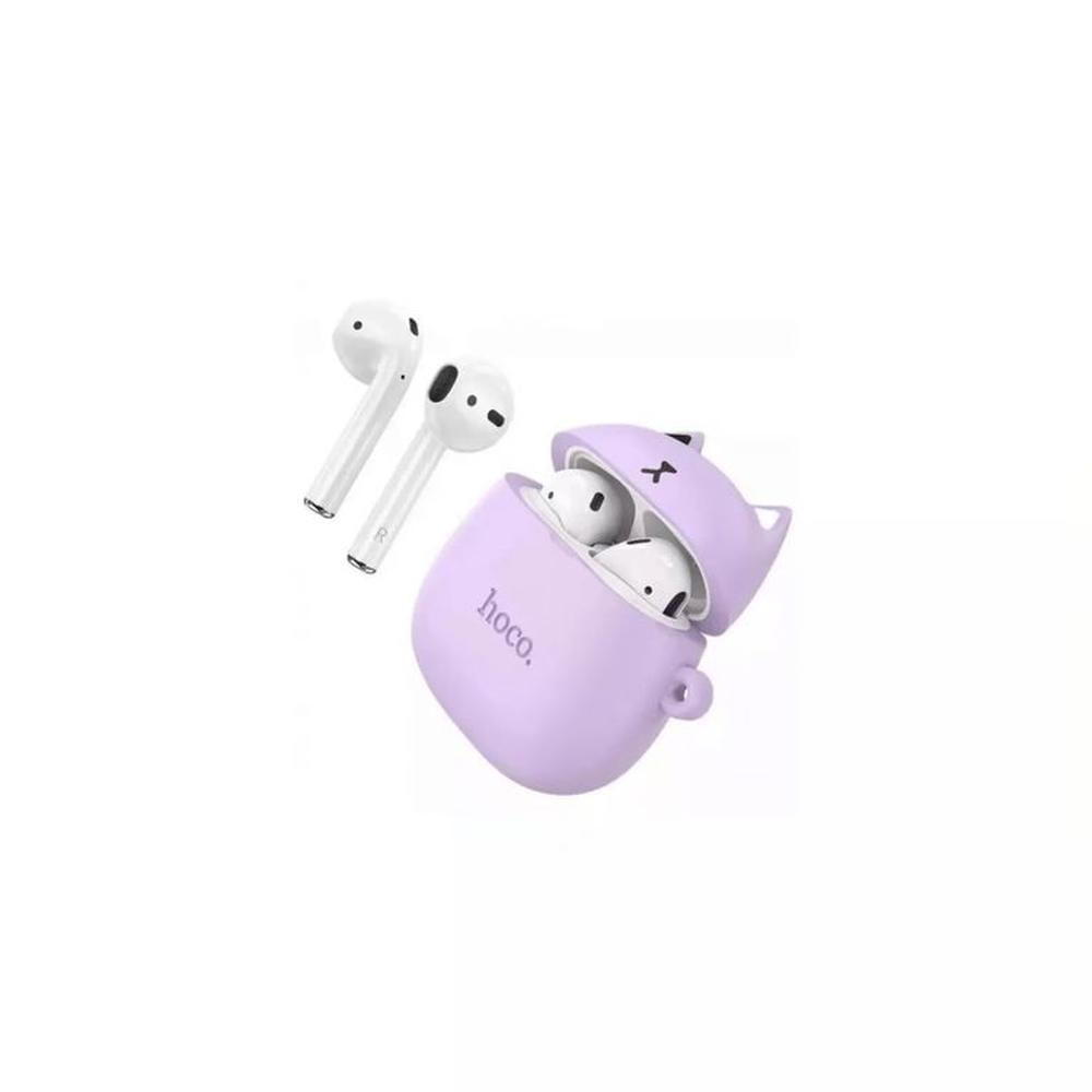 Audifonos Hoco EW45 In Ear Bluetooth TWS Lilac Cat