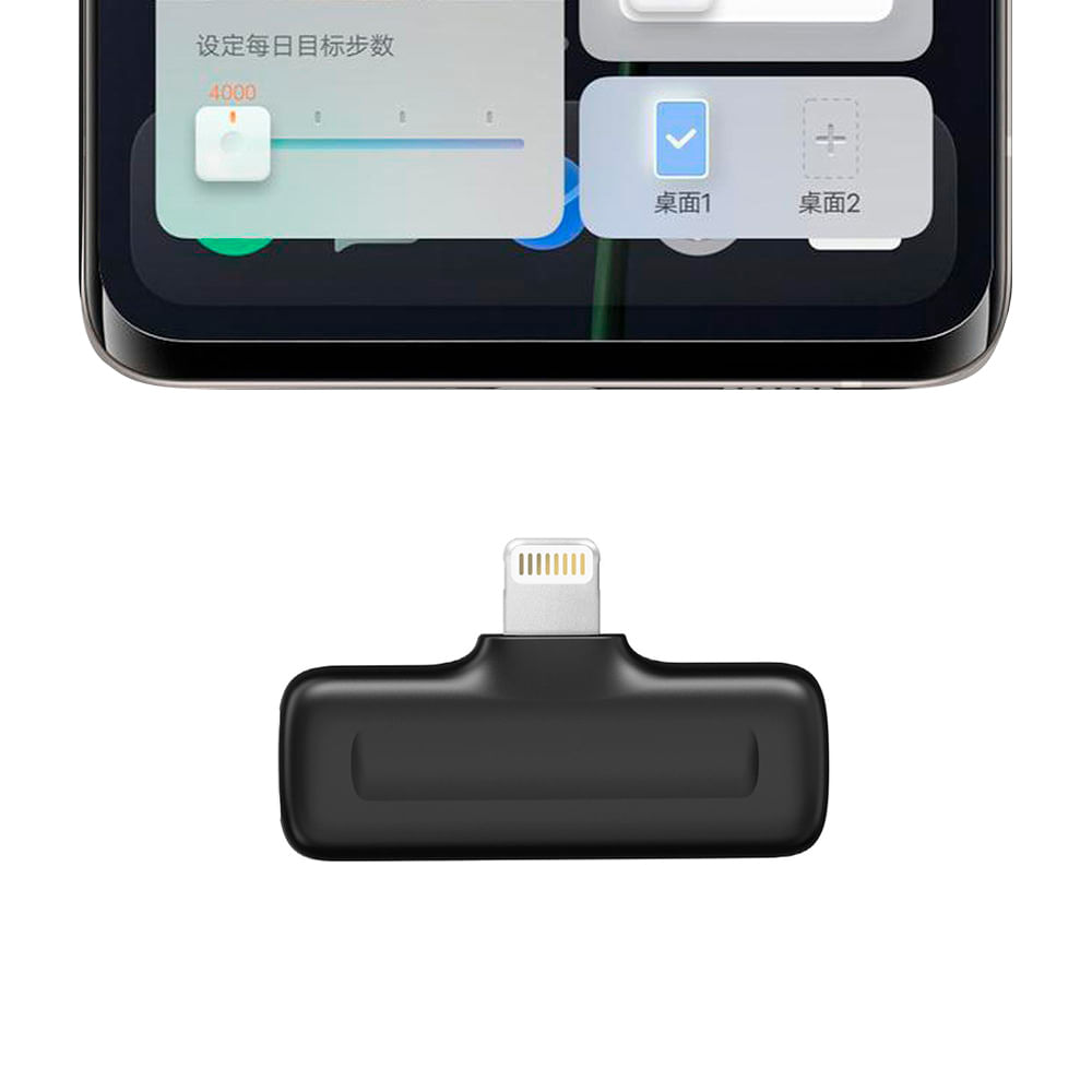 Micrófono Doble de Solapa Ulanzi J12 Inalámbrico para Android