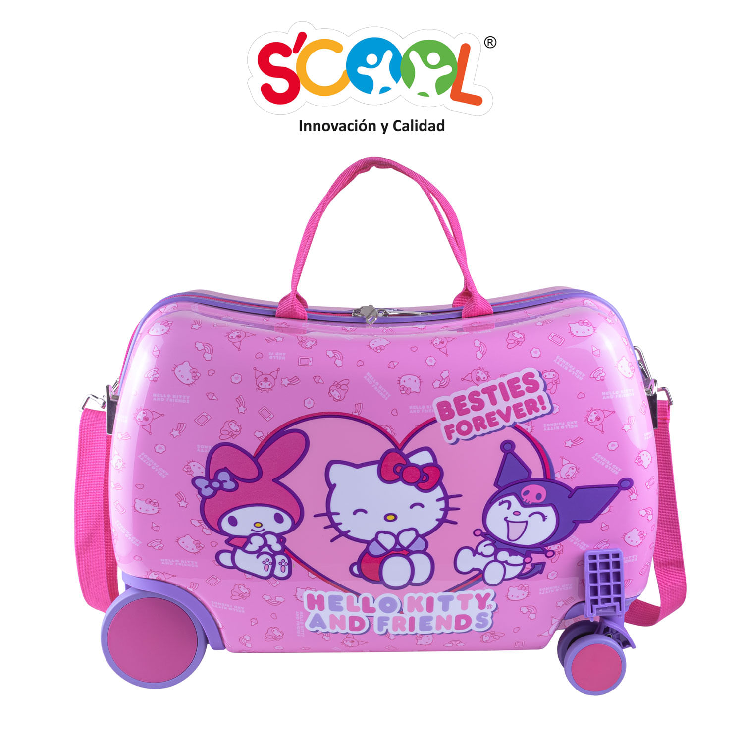 Maleta De Viaje Scool Hello Kitty & Friends Niña