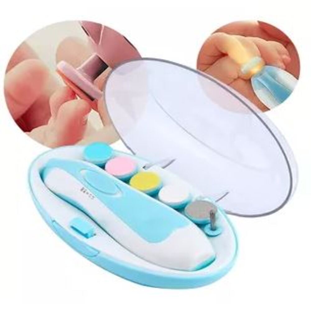 Kit Cuidado De Uñas Para Bebes Y Niños Celeste Kit Cuidado De Uñas Para Bebes Y Niños Celeste