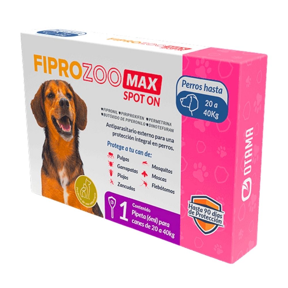 Antiparasitario Externo Pipeta Perros 20-40 Kg - OTAMA Antiparasitario Externo Pipeta Perros 20-40 Kg - OTAMA