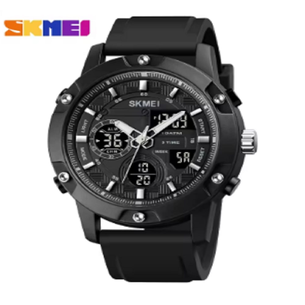 eloj Analogico Digital Burk 1757 Alarma Cronometro Luz