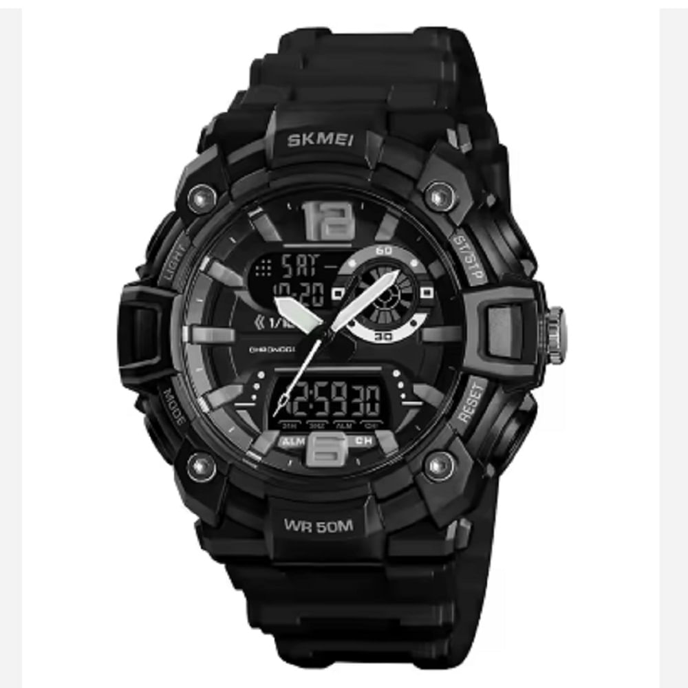 Reloj Hombre Skmei 1529 Sumergible Digital Alarma Cronometro