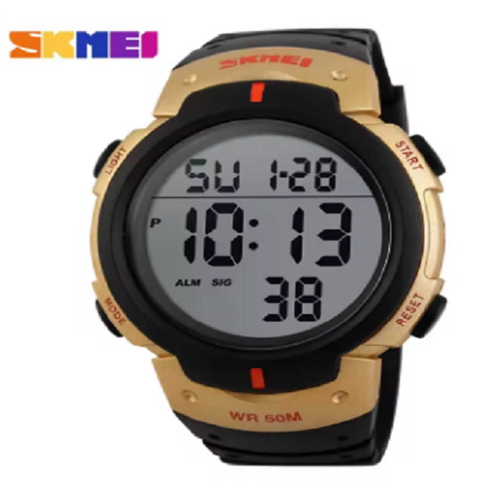 Reloj Digital Skmei 1068 Deportivo Caballero Resistente al Agua