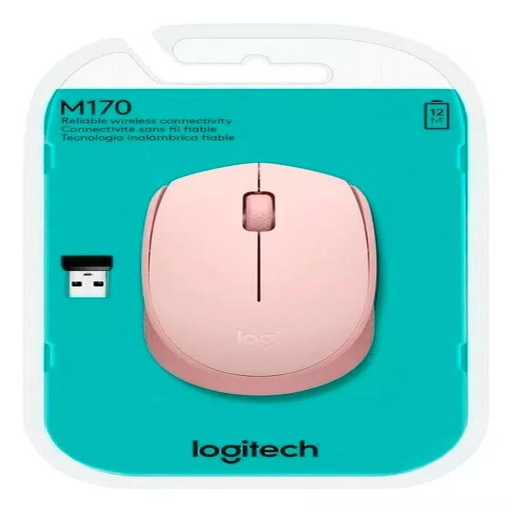 MOUSE LOGITECH M170 BLUE/GREY WIRELESS - vista 1