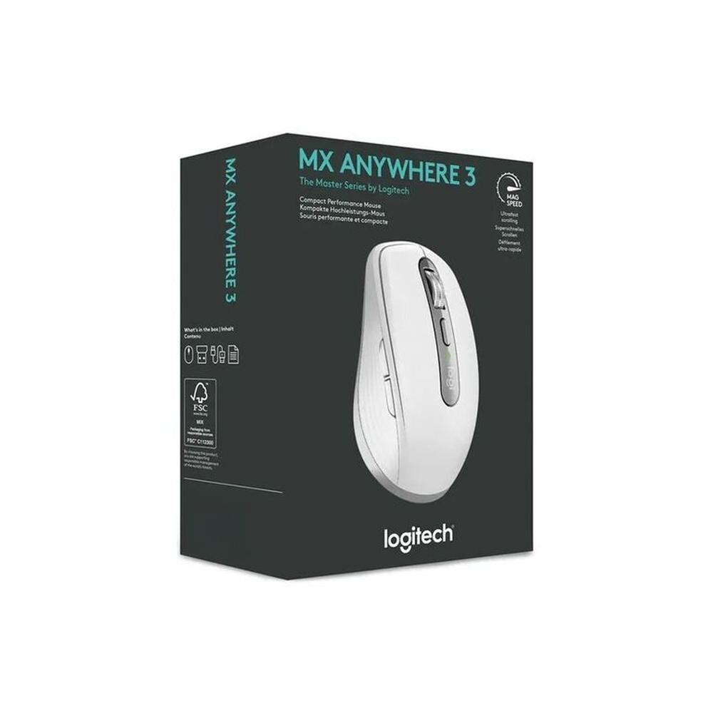 Mouse Logitech Mx Anywhere 3 Bluetooth Pale Grey Mouse Logitech Mx Anywhere 3 Bluetooth Pale Grey