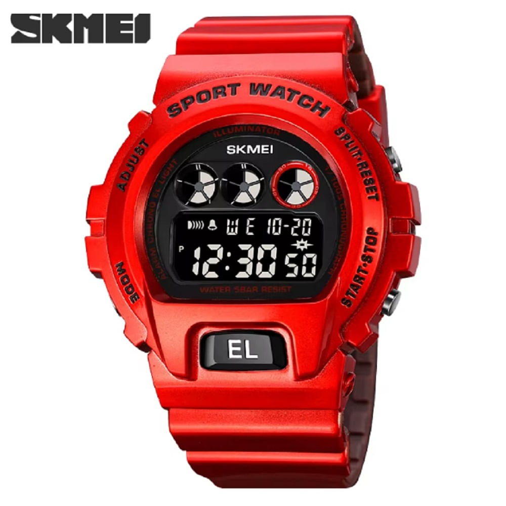 SKMEI 1813: Reloj Deportivo Digital Multifuncional de 5 ATM