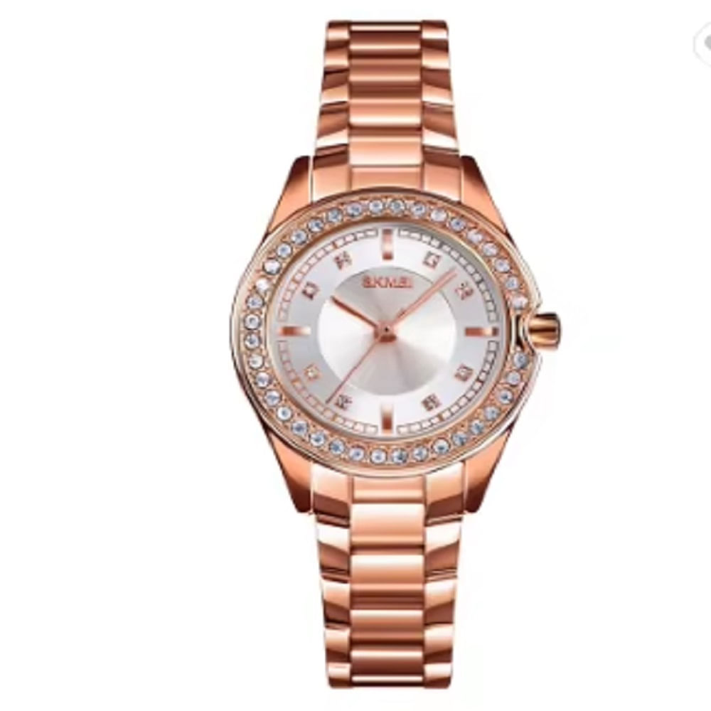 RELOJ SKMEI 1534 DORADO CORREA ACERO